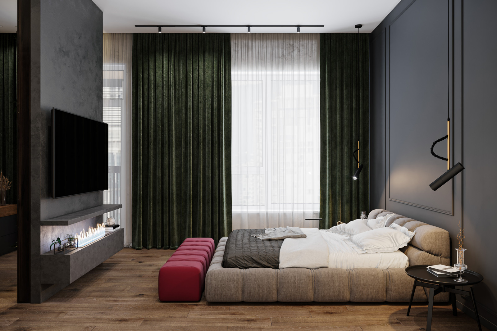 Квартира 132 кв.м. в современном стиле в ЖК "Ботанический сад LIFE".