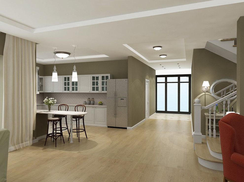 Интерьер загородного жилого дома в Дедовске