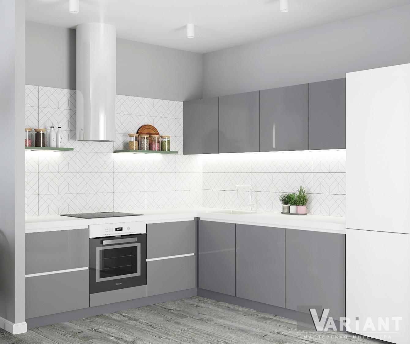 Дизайн проект трехкомнатной квартиры по ул. Измайлова