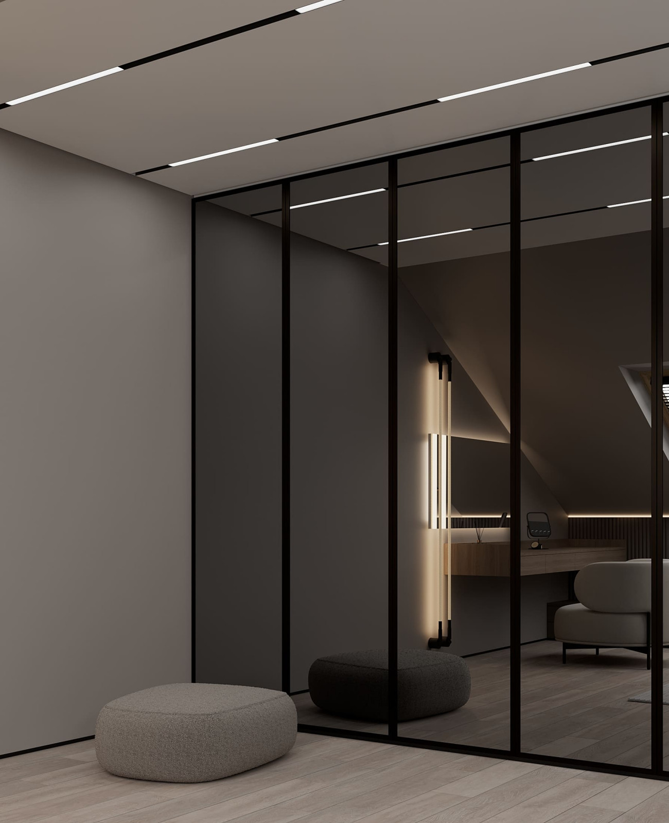 Дизайн-проект пентхауса для молодой пары