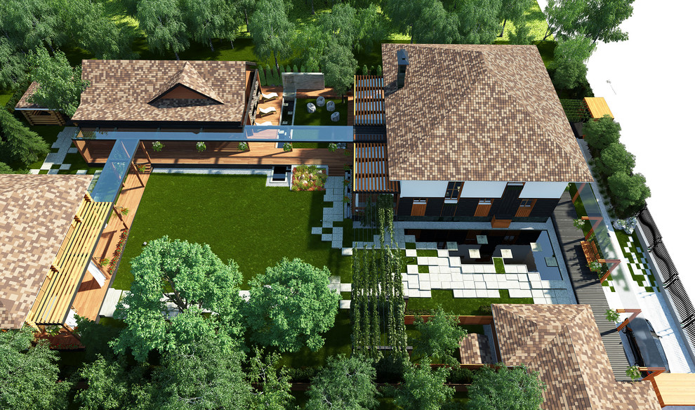 Реконструкция дома с благоустройством территории, М.О., Красногорский район