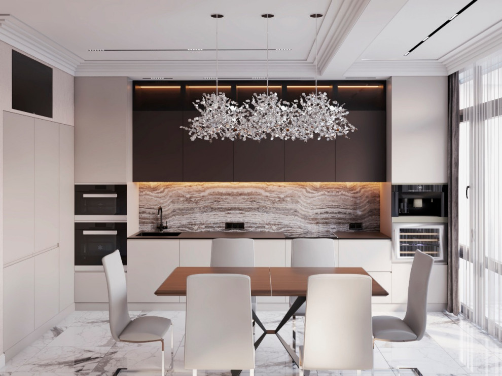 Дизайн двухкомнатной квартиры для молодой пары.