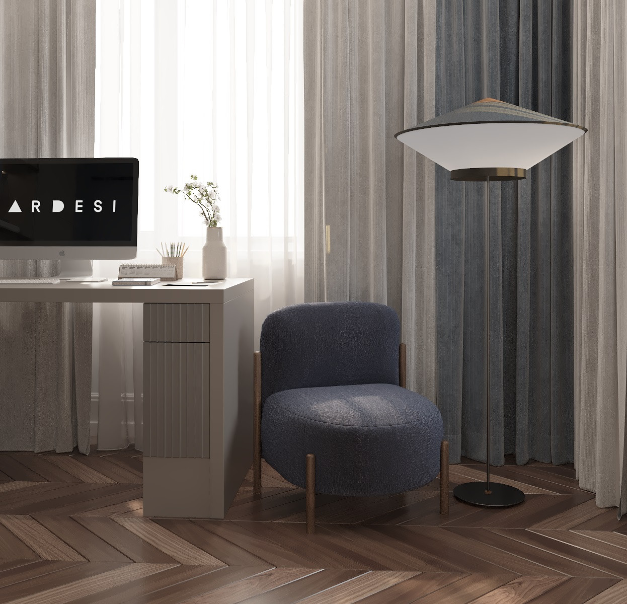 Современный  элегантный интерьер