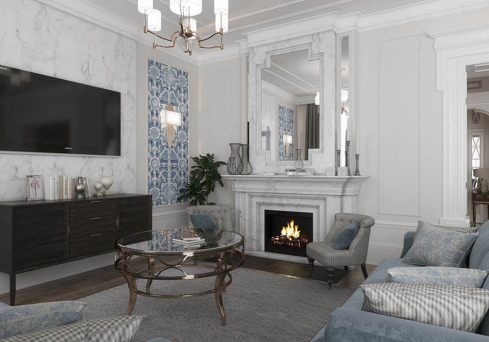 Гостиная современная классика