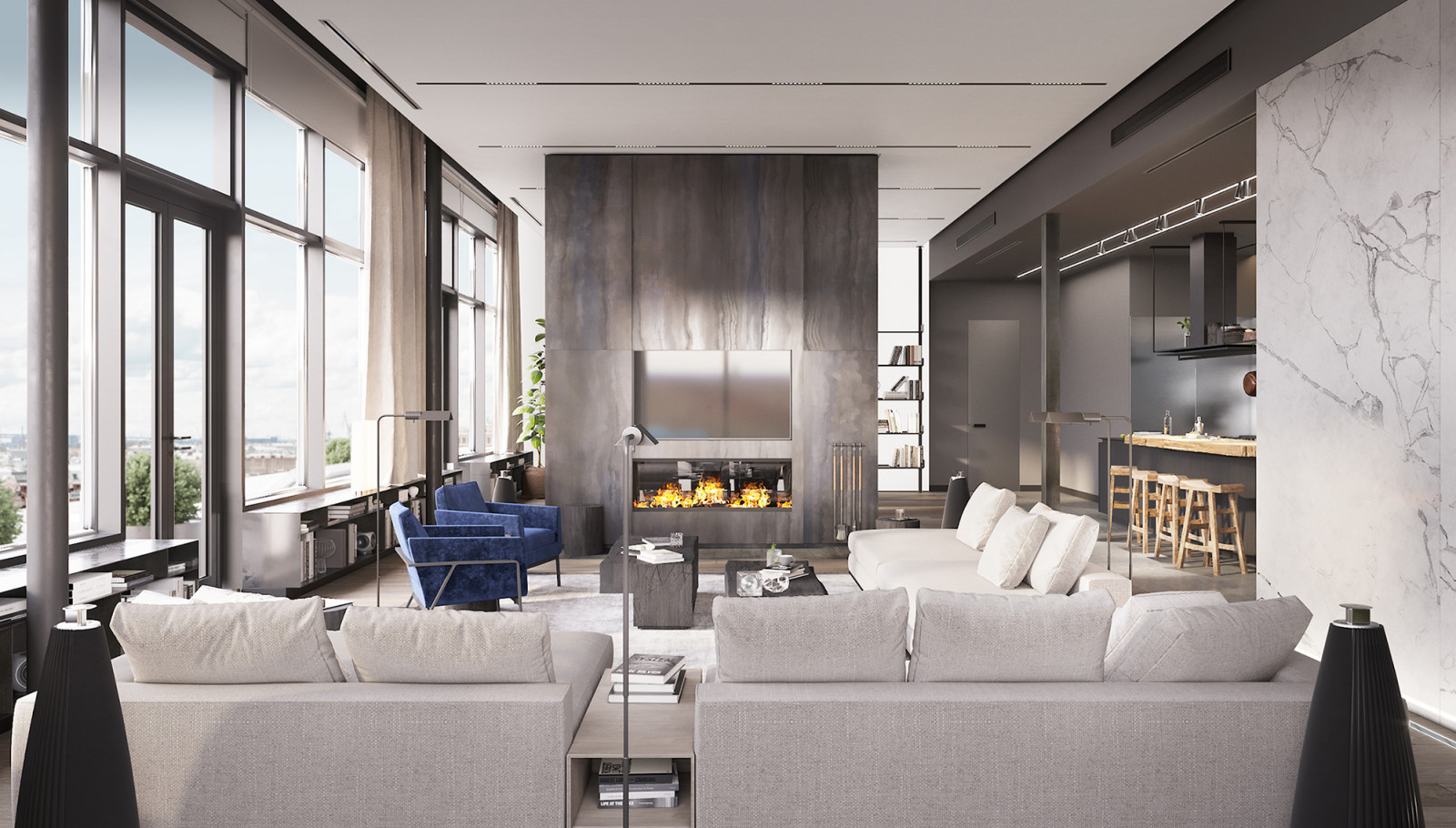 Обложка проекта: Пентхаус на Петроградке