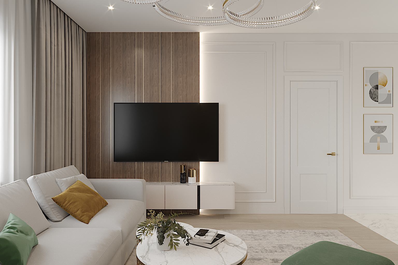 Элегантный дом для молодой семьи