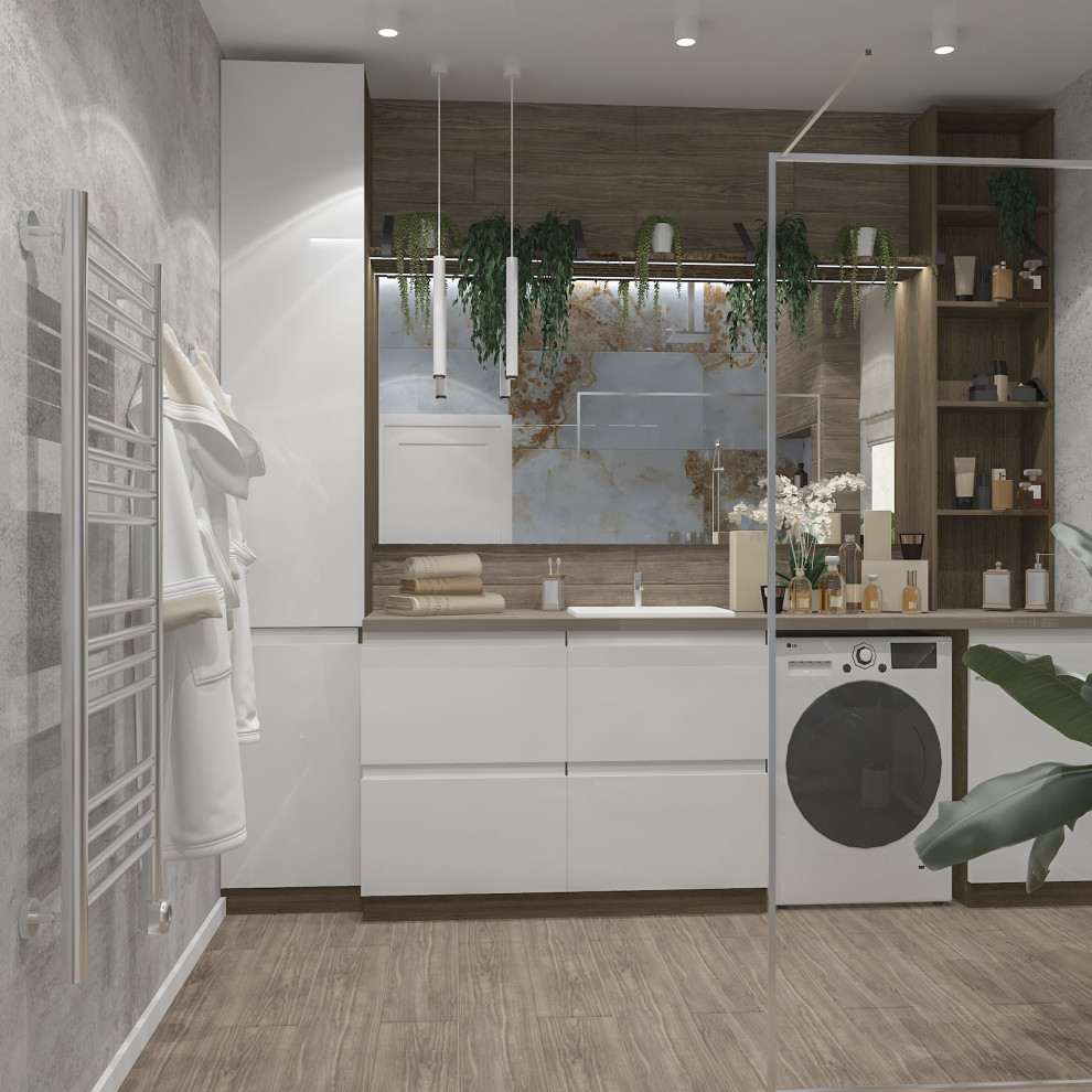 Обложка проекта: Душевая комната в частном доме