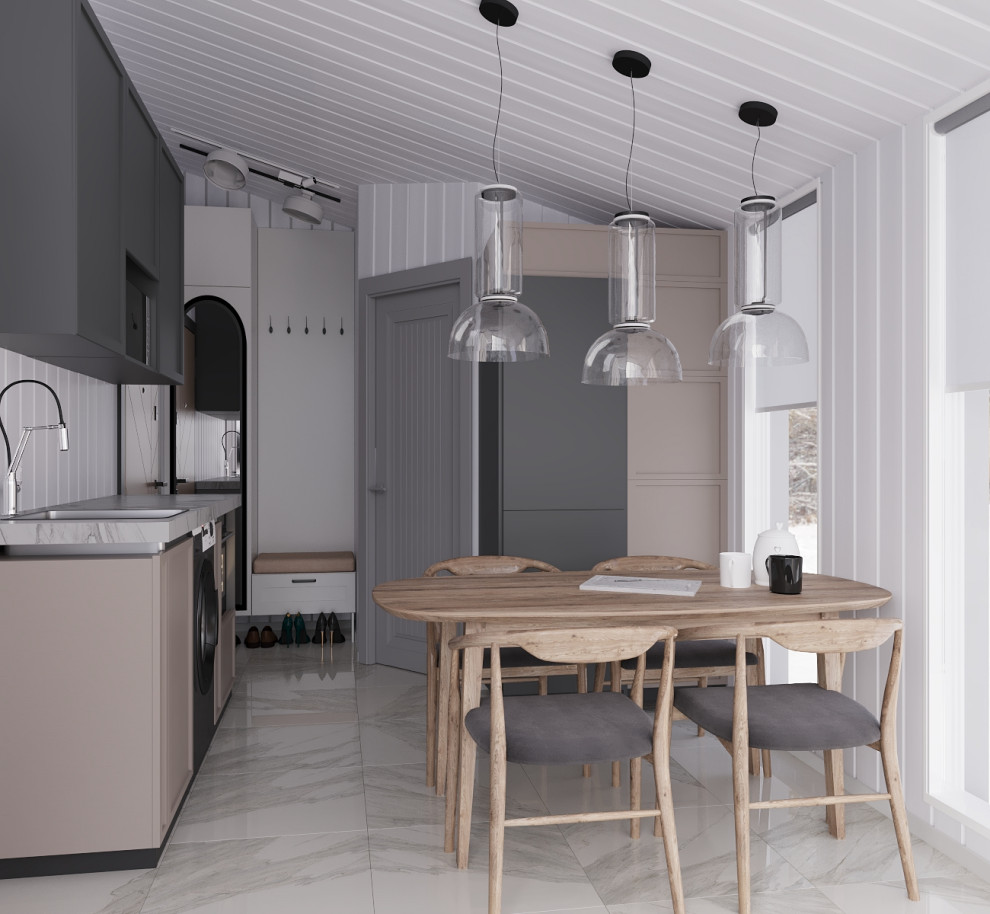 Дизайн интерьера модульного дома