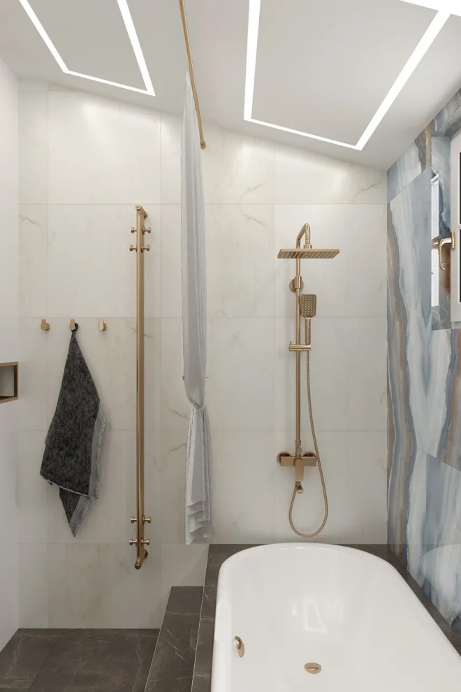 Частный дом, дизайн-проект неоклассика