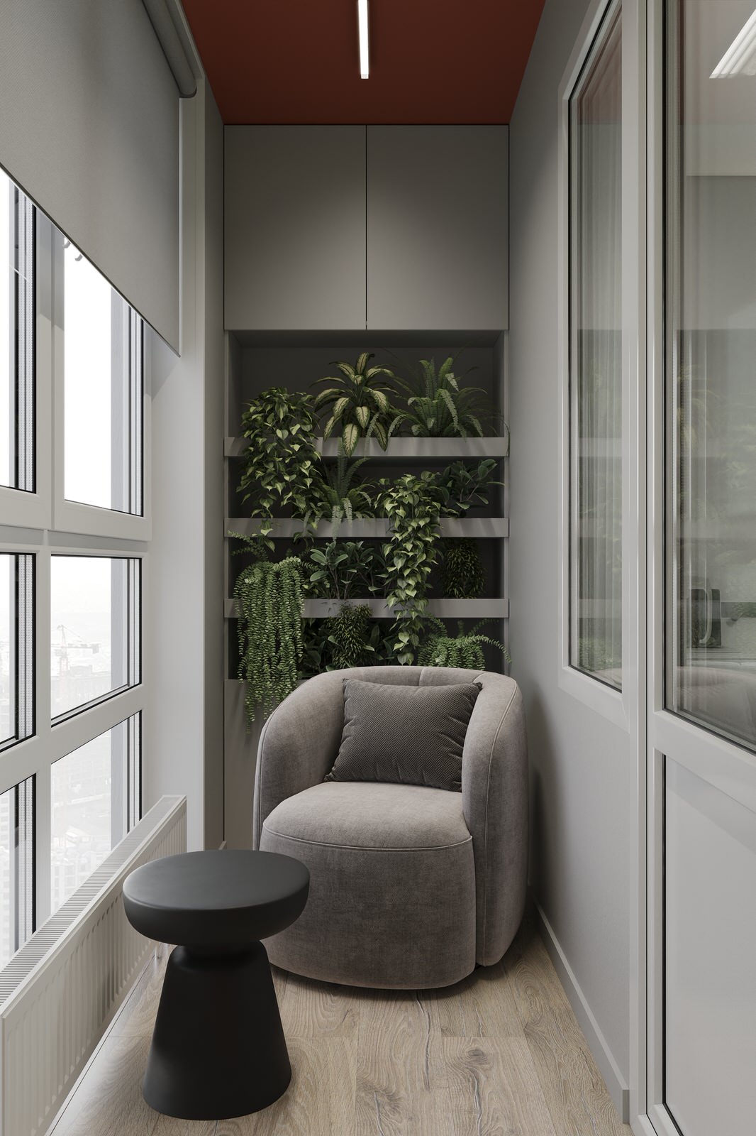 Проект квартиры для молодой семьи в Екатеринбурге. Спальня