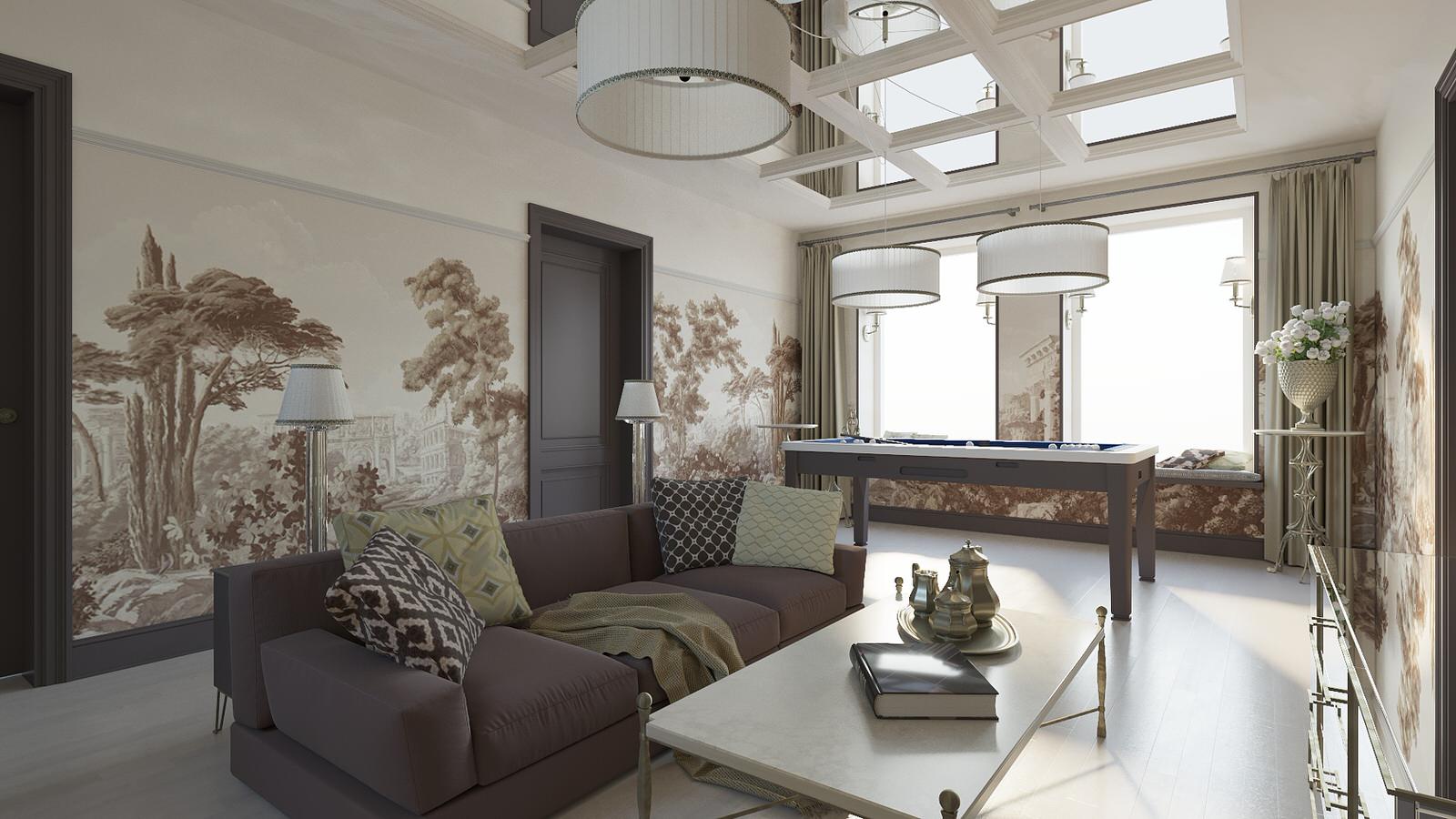 Гостиная в доме