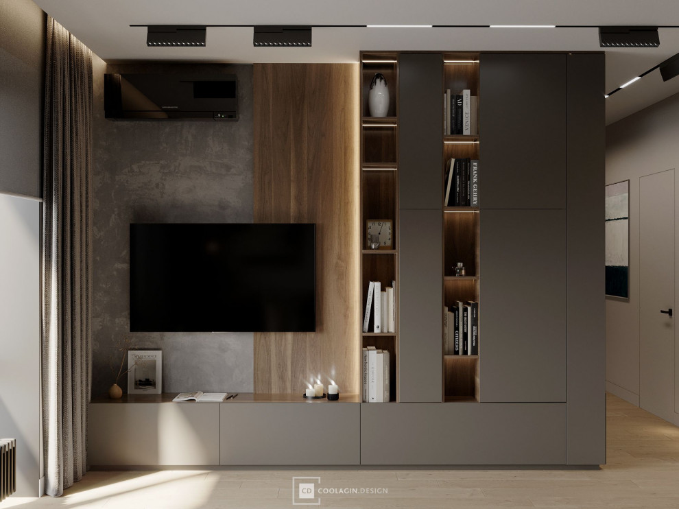 Стильная квартира с панорамными окнами даже в санузле