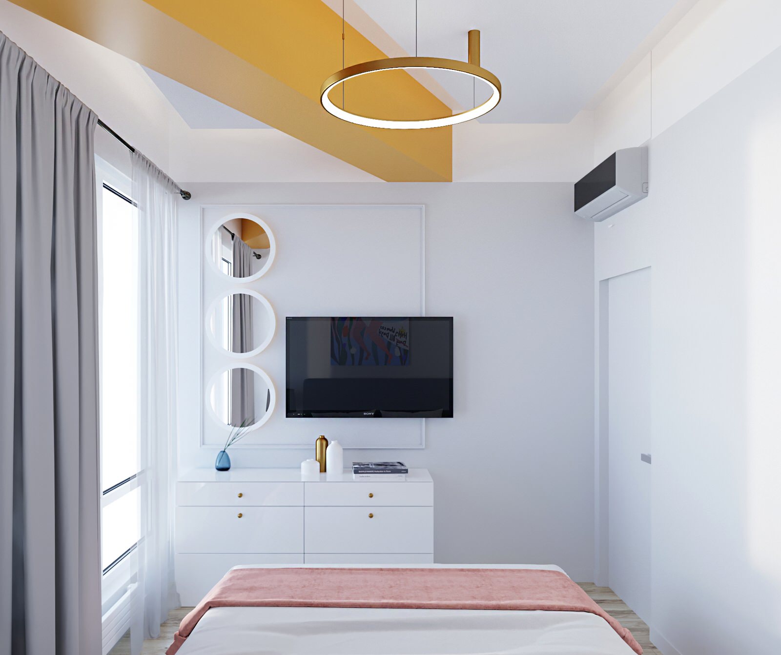 Яркий интерьер квартиры 48кв.м.