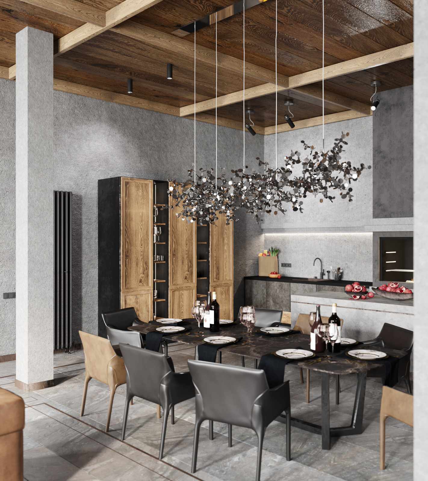 Интерьер гостевого загородного дома во Владимирской области