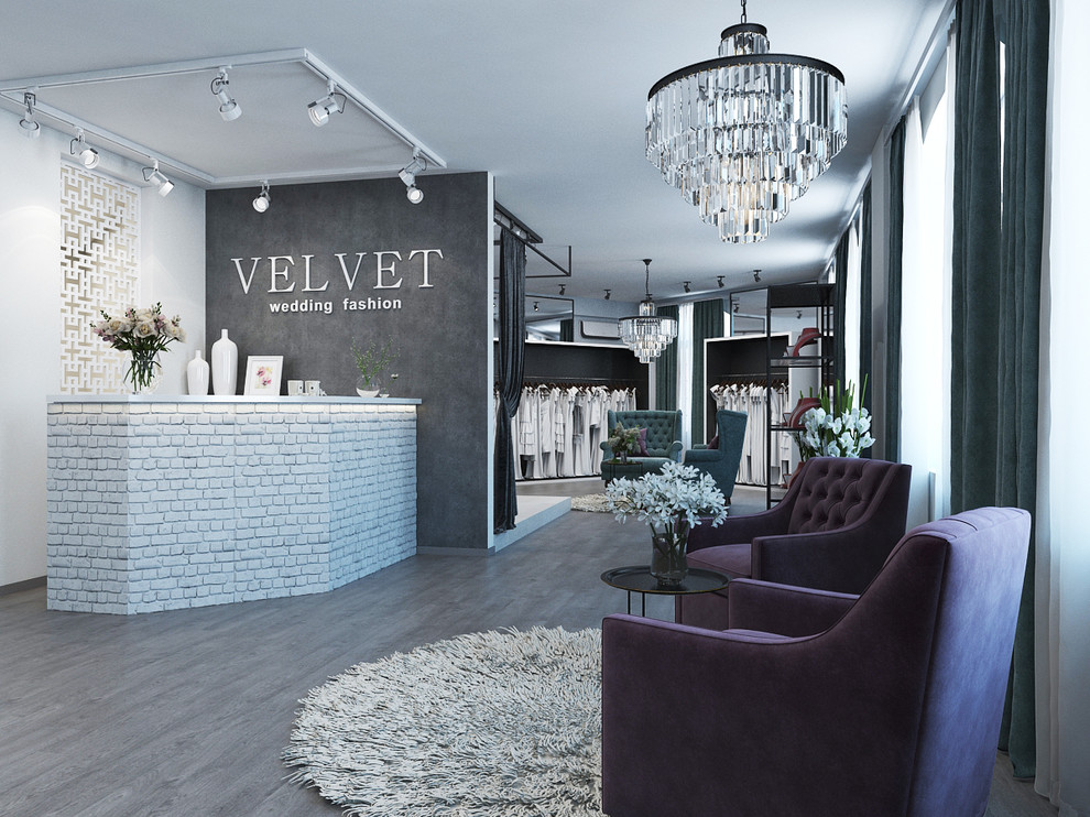 Дизайн интерьера свадебного салона Velvet в Севастополе