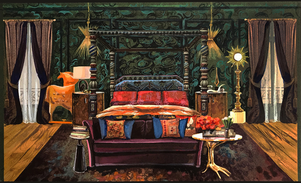 Дизайн-прект спальной комнаты