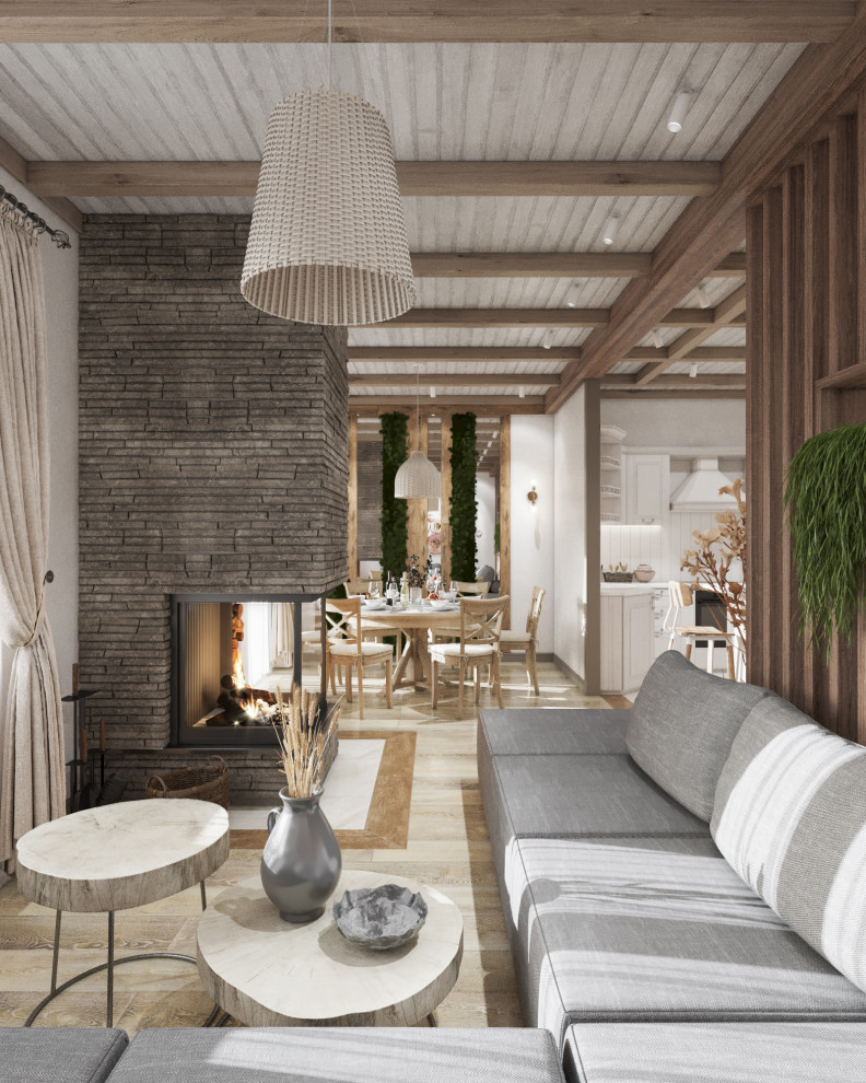 Загородный дом в стиле кантри