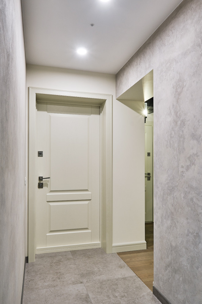 Кантри Ral 1013 в интерьере дома