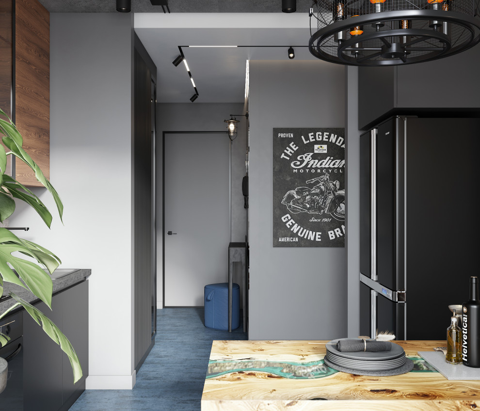 Двушка с элементами лофт 48 м2