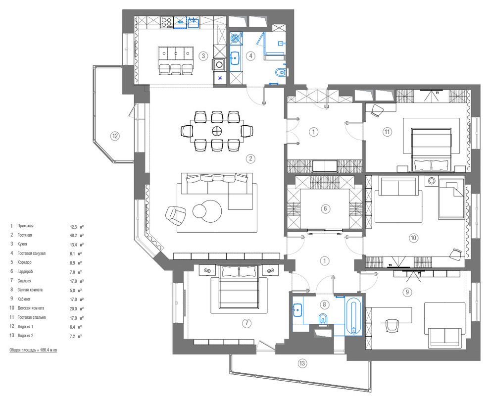 Квартира в ЖК "Золотая Гавань"