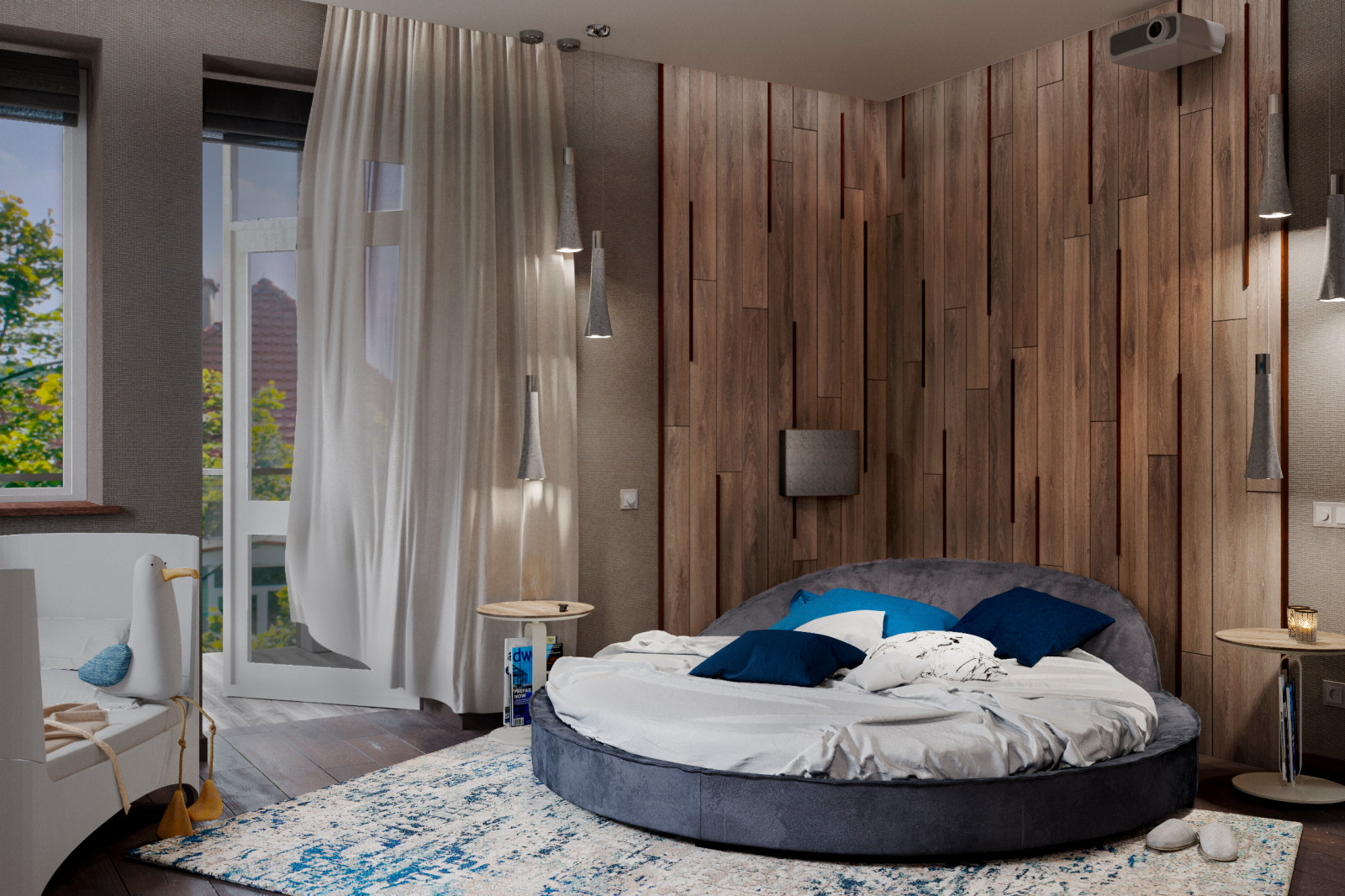 Интерьеры спален в Динской