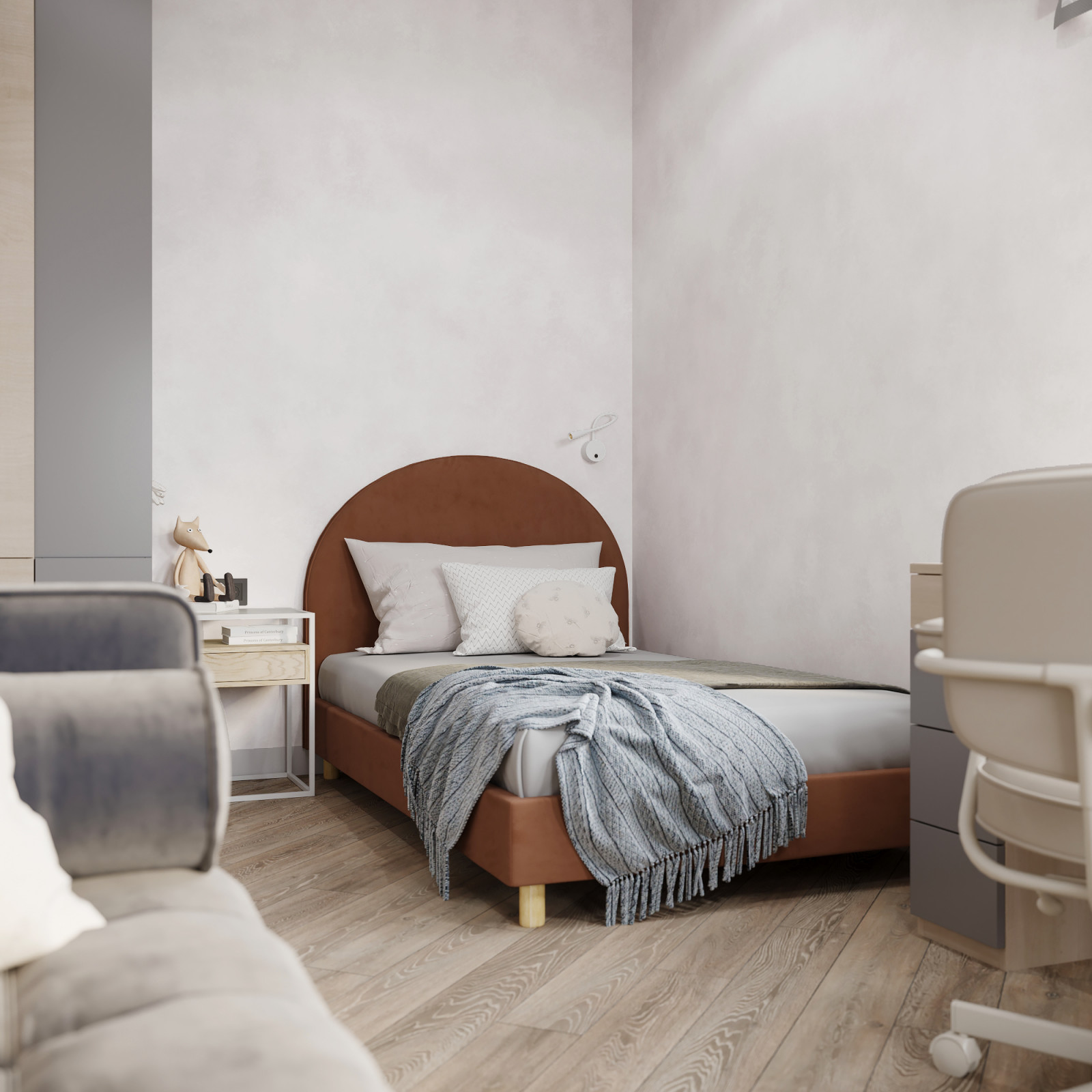 Дизайн-проект 3-х комнатной квартиры по улице Кирова для молодой семьи.