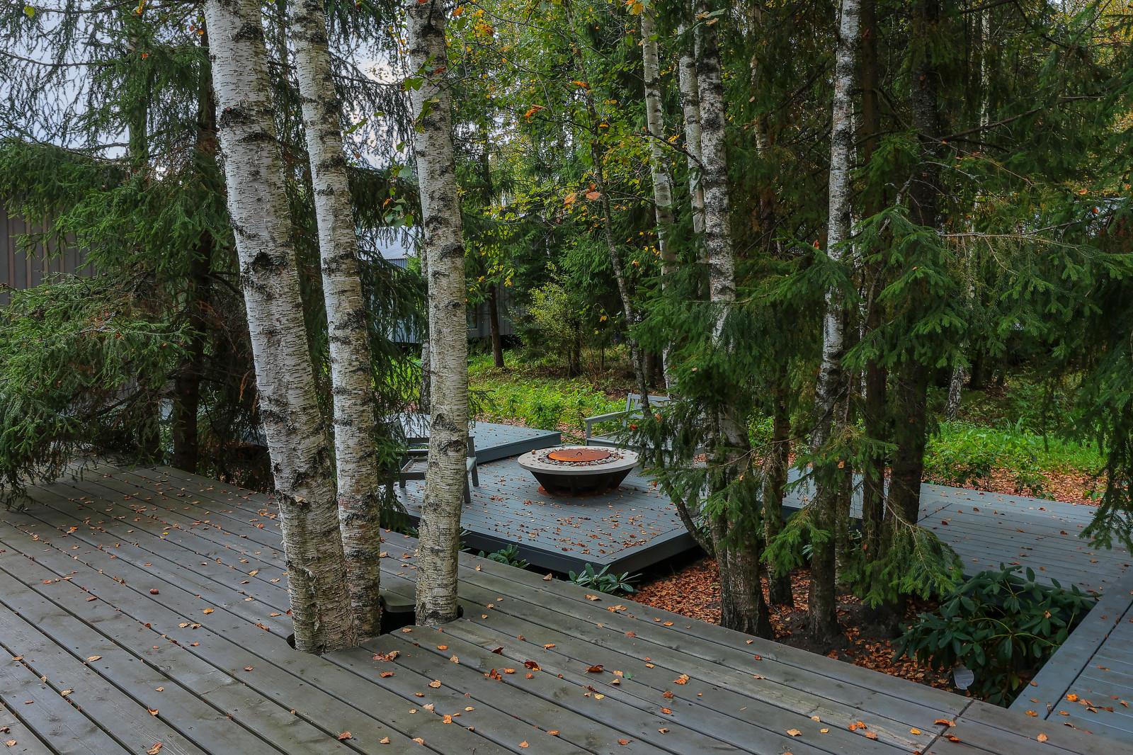 Обложка проекта: Частный сад в КП "Снегири", осень.