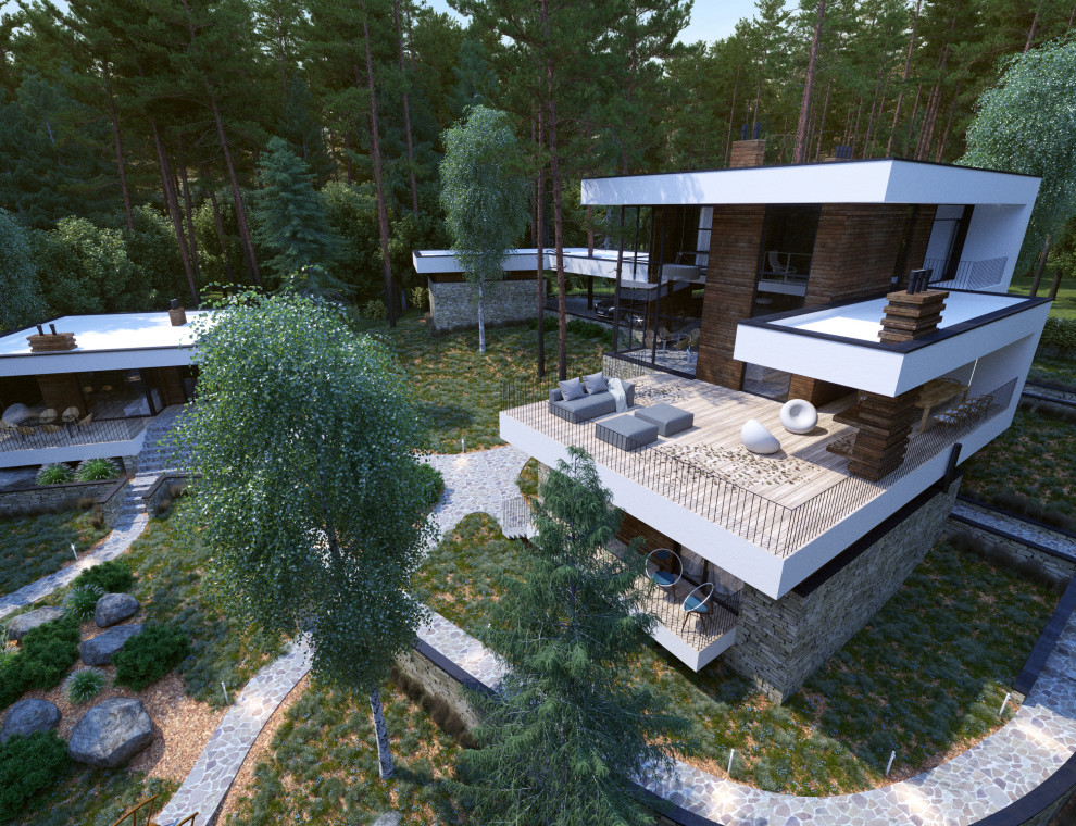 Проект дома в пос. «Зеленая роща» Ленинградской области