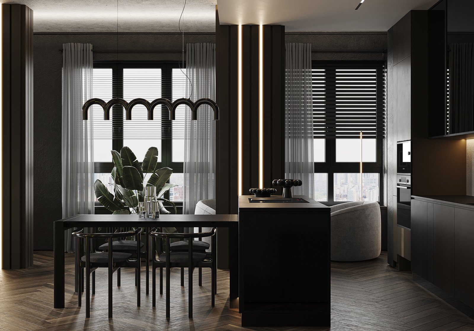 Кухня-гостиная