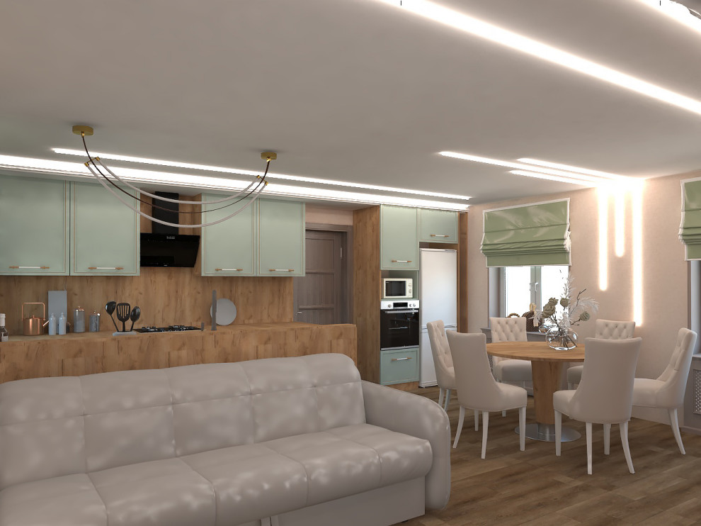 просто кухня-студия