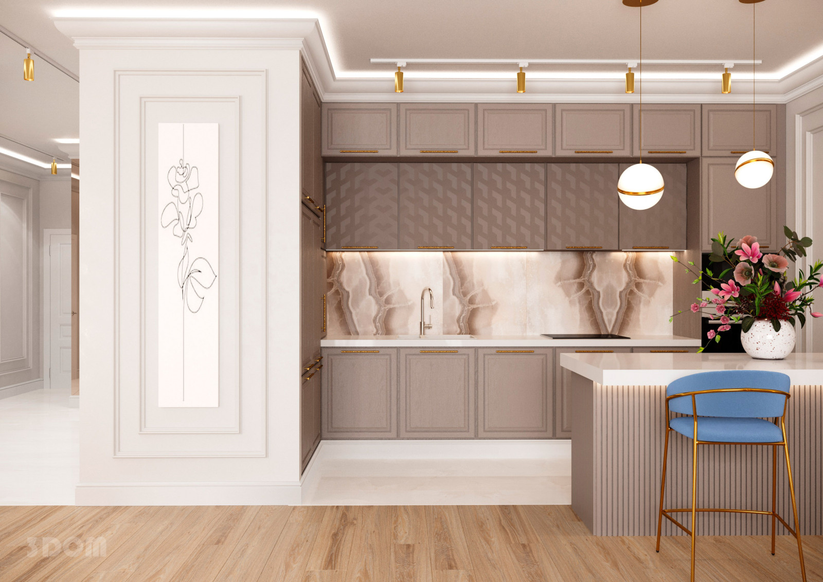 КВАРТИРА ЖК "БРИСТОЛЬ" 120кв.м | 3DOM