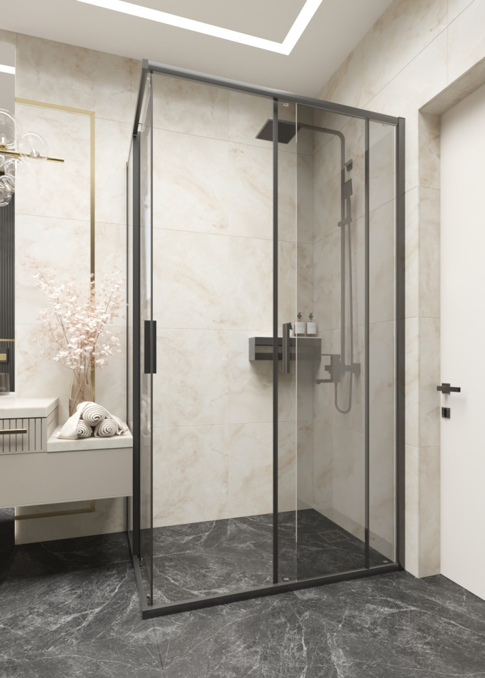 Санузел в чёрном