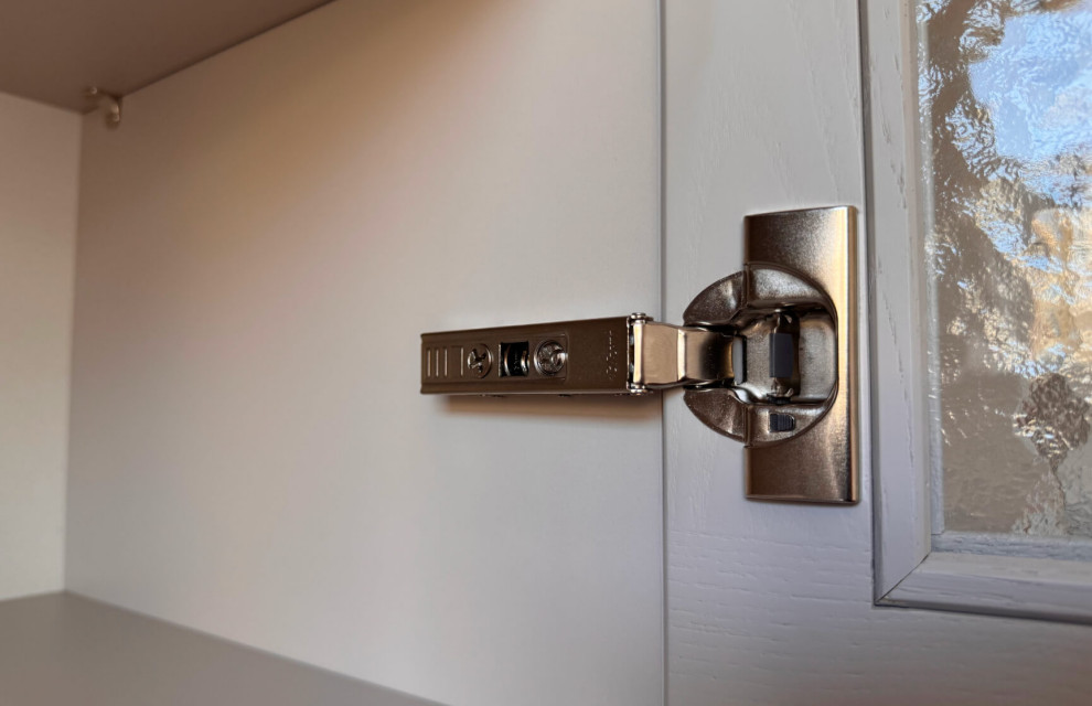 Кухня Фреда из массива дерева в цвете Экрю