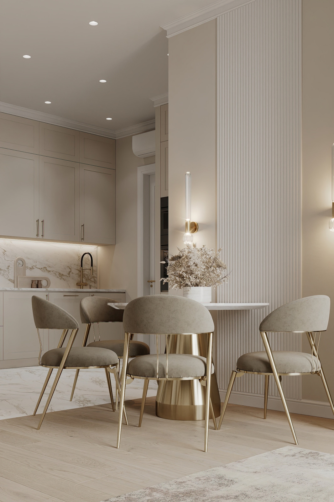 Дизайн и ремонт квартиры в ЖК Сердце Столицы - Поэзия неоклассики