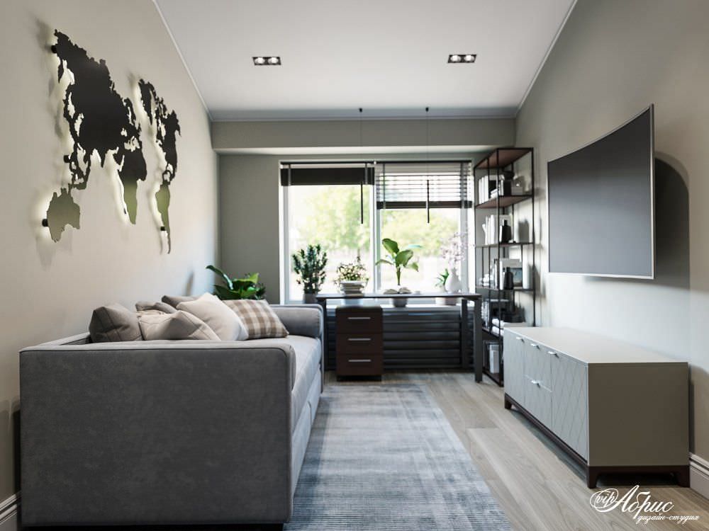 Дизайн квартиры для семьи с тремя детьми (ул.Чернышевского)