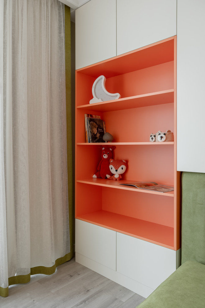 Реализованный проект яркой квартиры в ЖК "Мичурин"