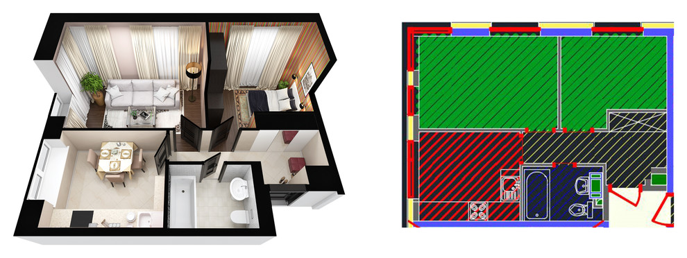 3D планировки от студии "Уютная Квартира"