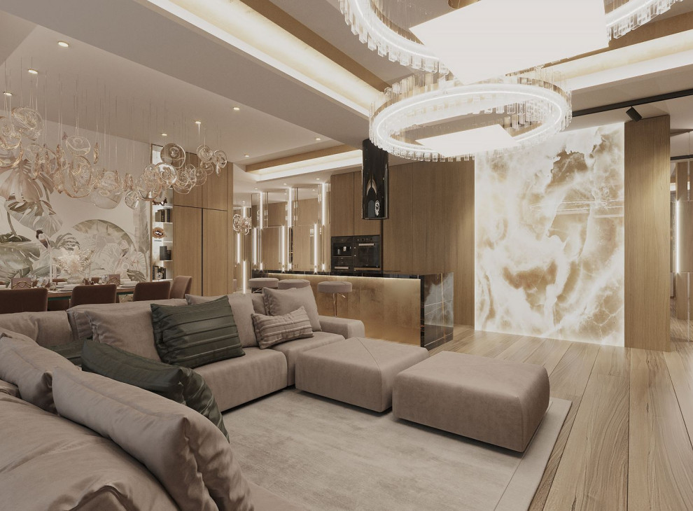 6-Room Apartment Design With 240 m² Floor Area