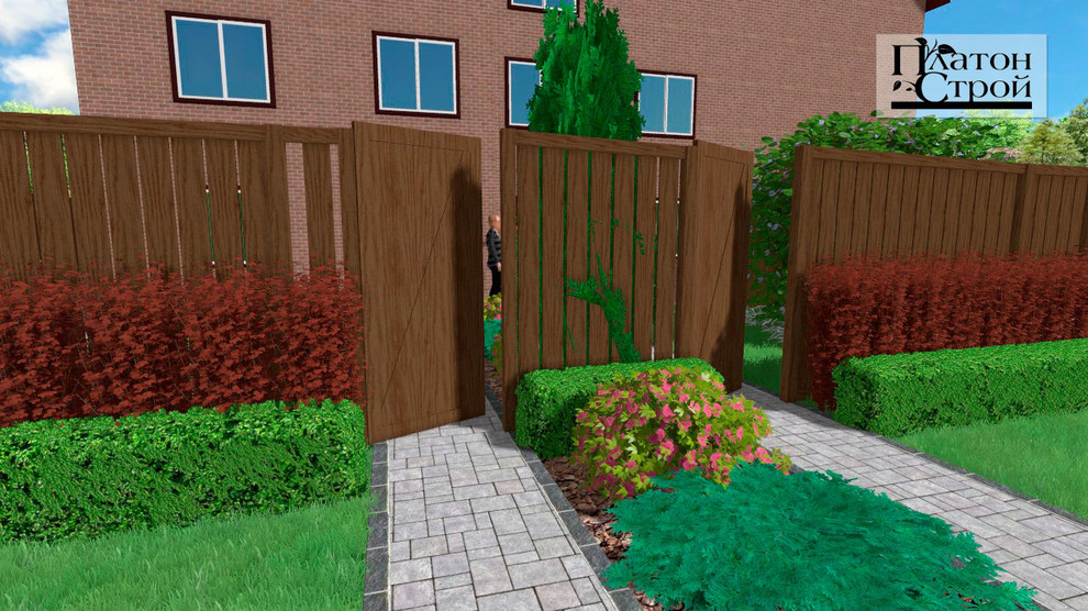 Обложка проекта: Ландшафтный дизайн Таунхауса