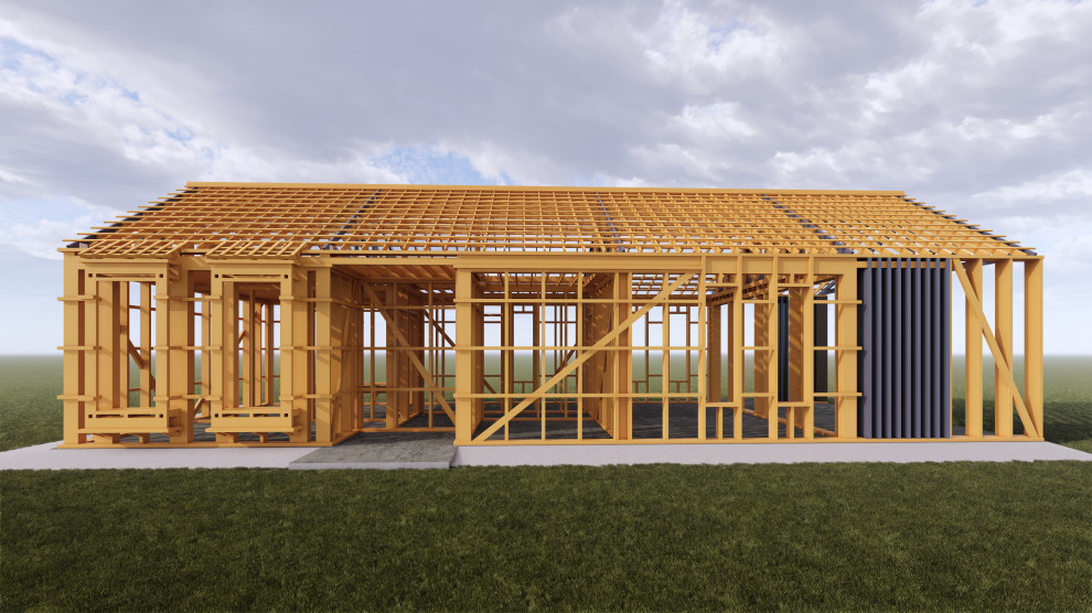 Проект каркасного жилого дома для заказчика из Норвегии