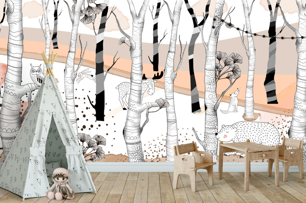 Коллекция фотообоев Woodland