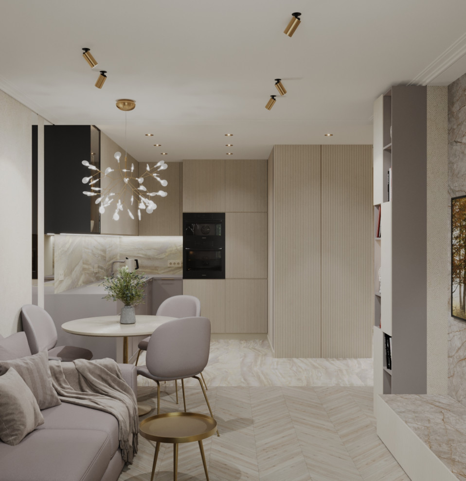 Интерьер 1-но комнатной квартиры_ ШАУМЯНА, 28