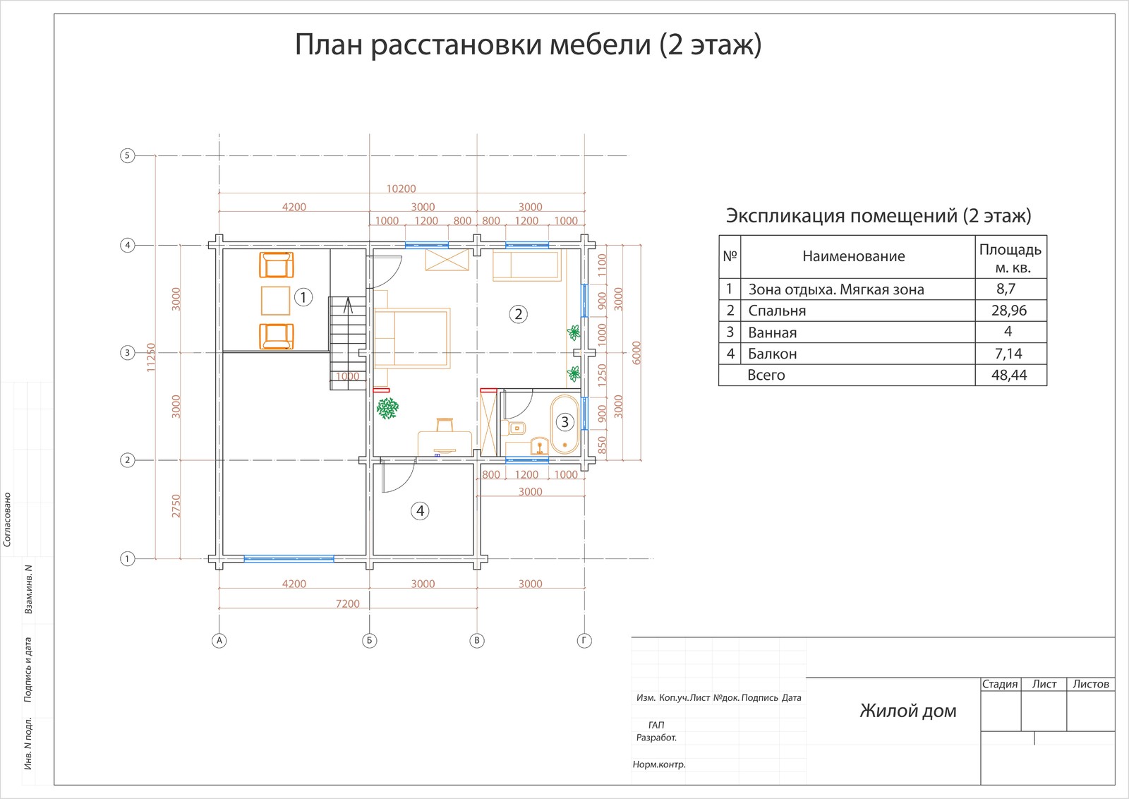 Проект загородного дома в Рязанской области
