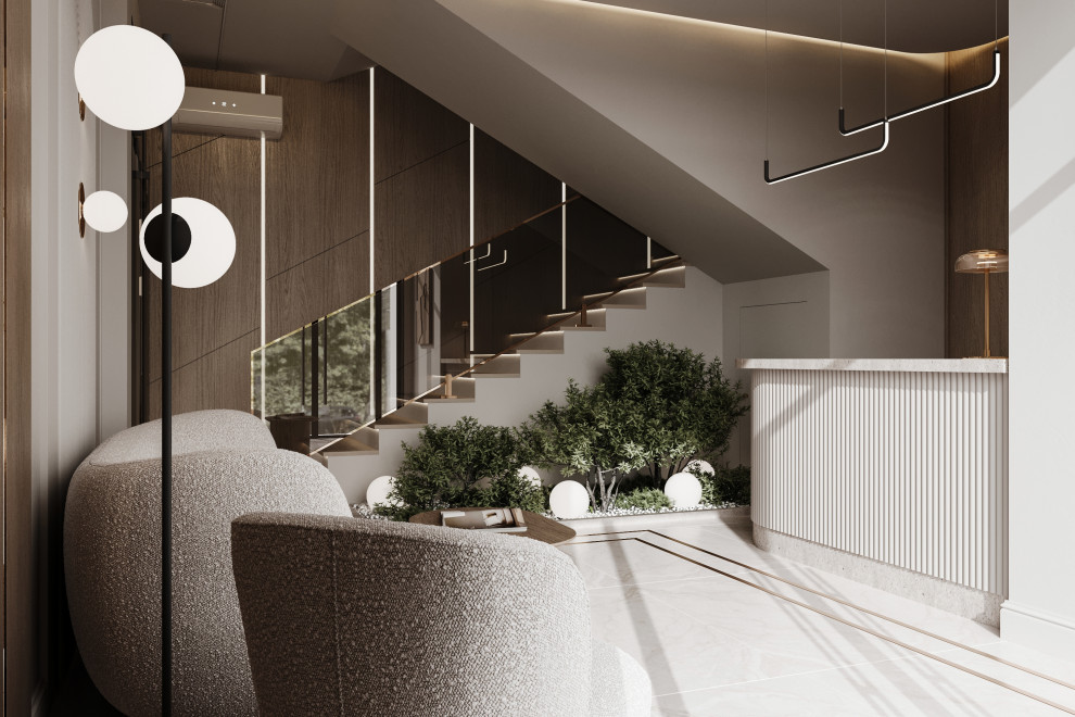 Дизайн лобби отеля в г.Сухум