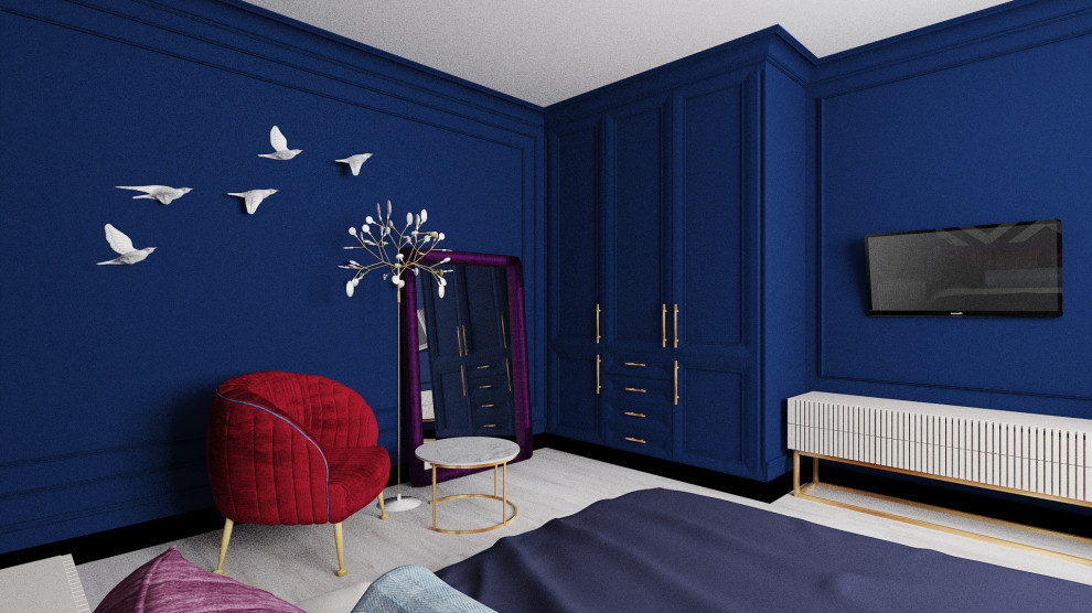 Спальня для креативной девушки