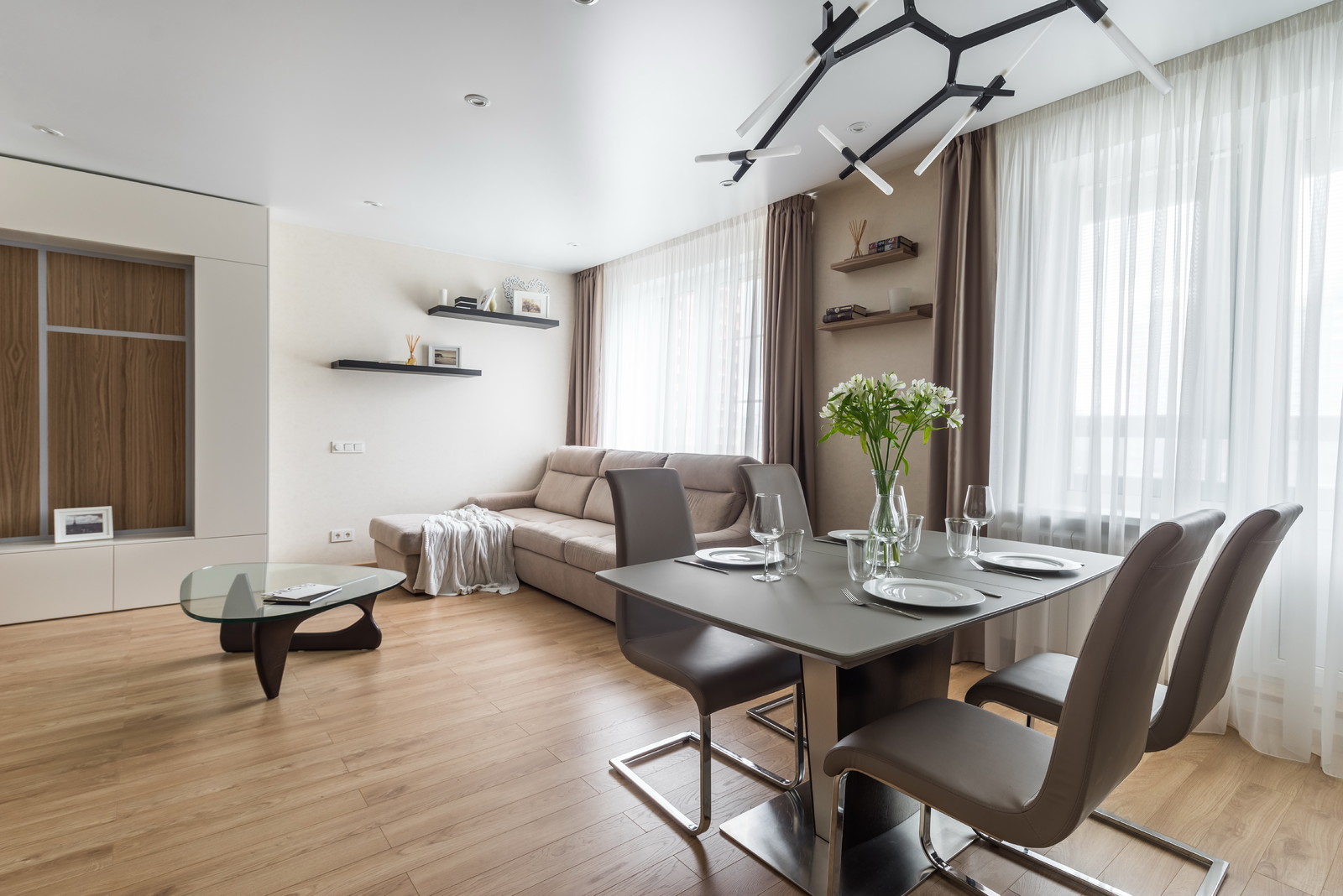 Трехкомнатная квартира для молодой пары