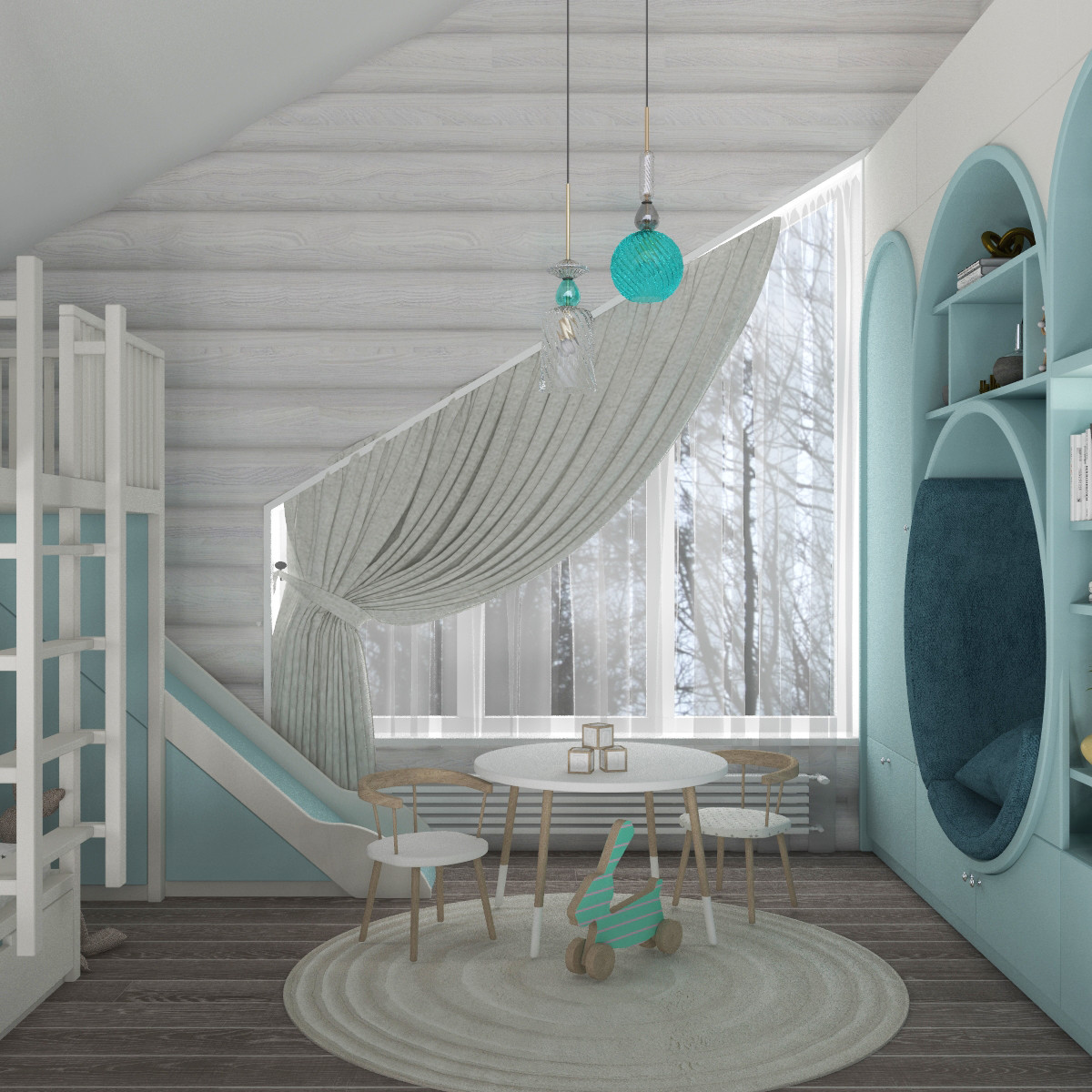 Проект загородного дома из сруба