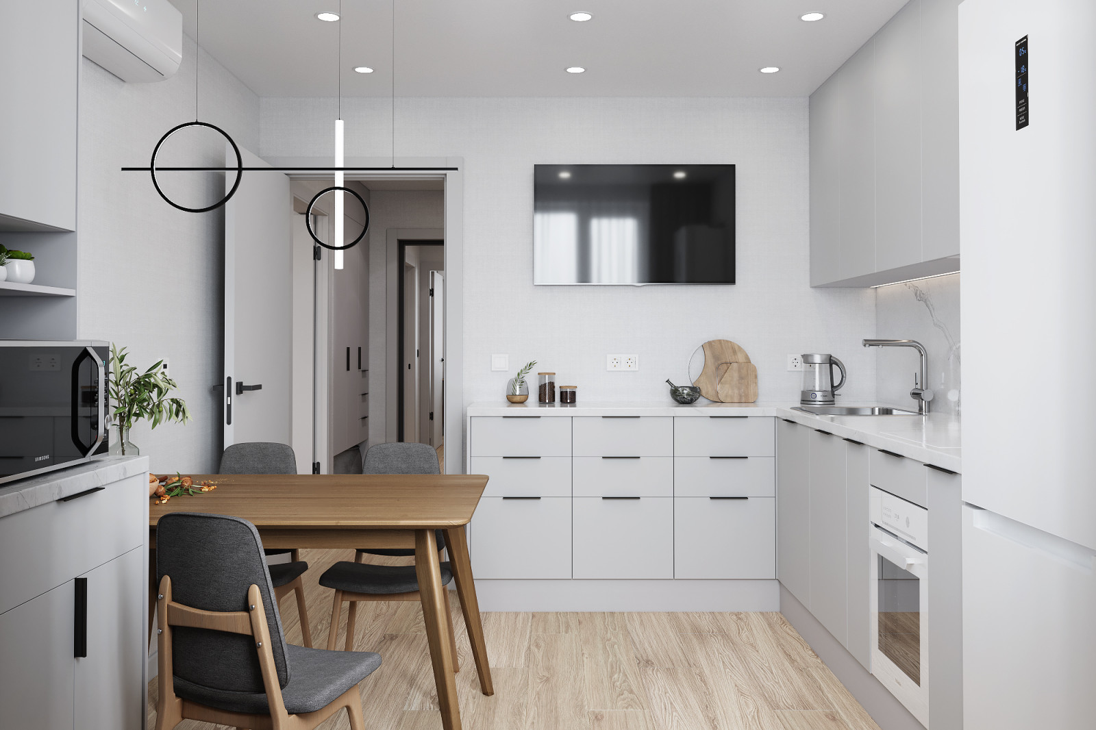 Обложка проекта: Однокомнатная квартира, пгт Лучегорск