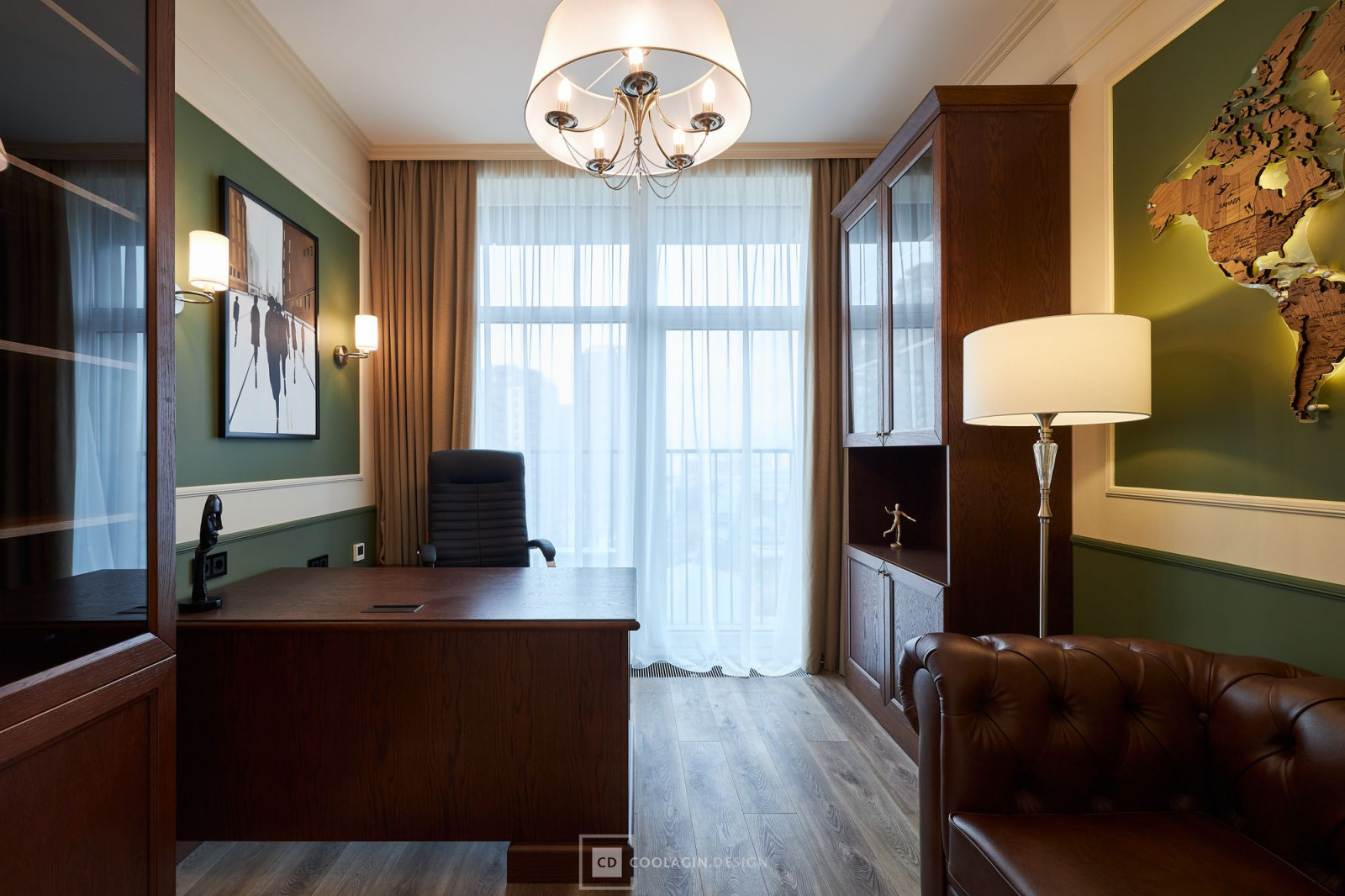 Современный интерьер с элементами советского шика