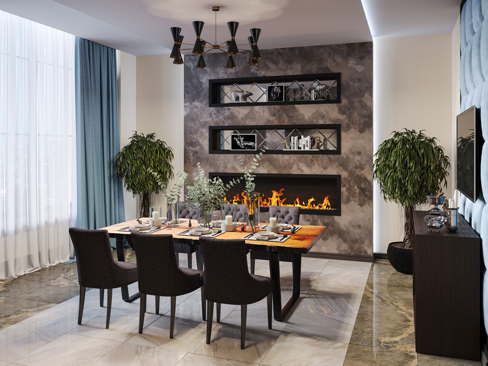 Дизайн проект обеденной зоны